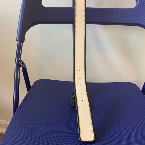 🔥Talbots Leather Black and White Belt - Picture 5 of 5